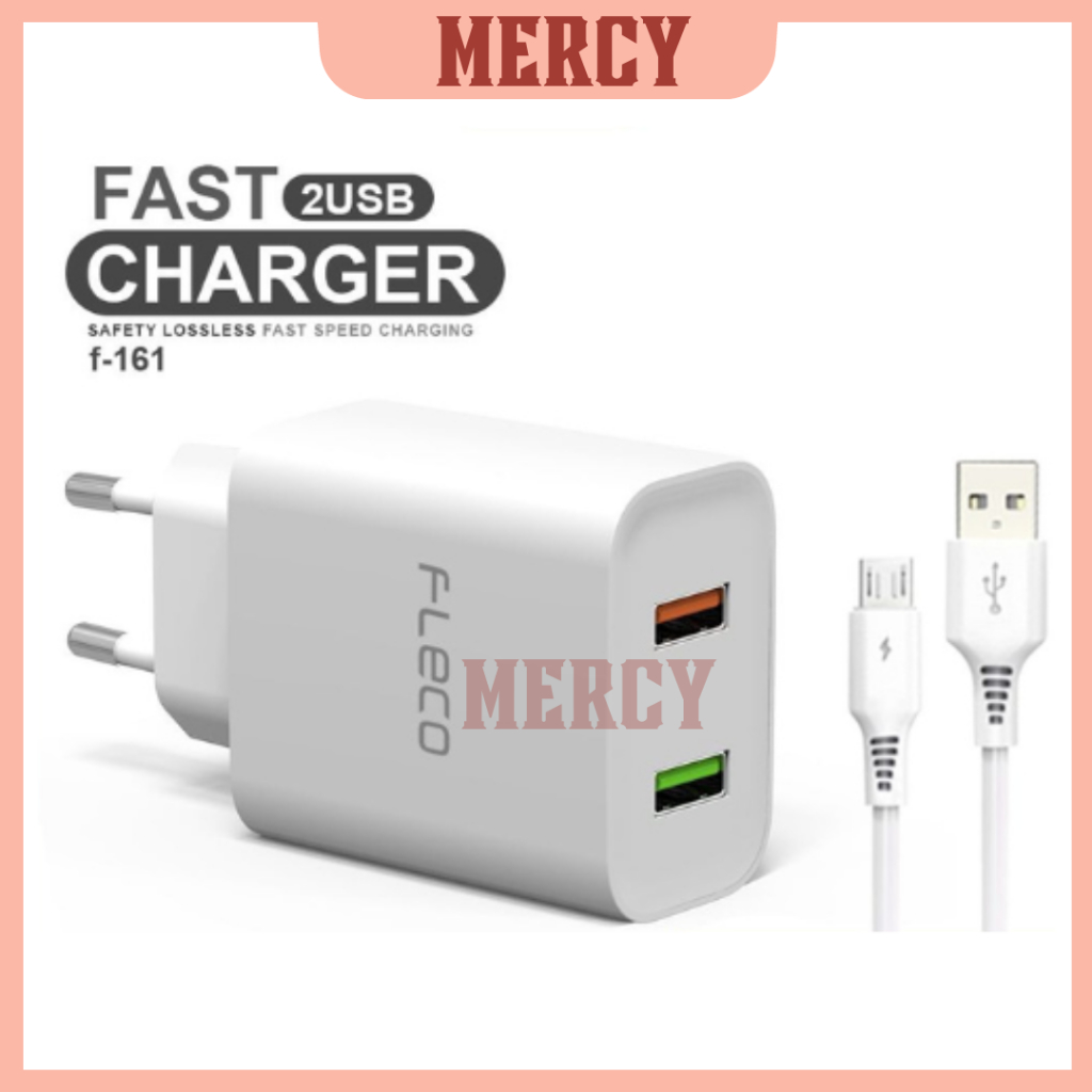 ADAPTOR 2 USB FAST CHARGING ADAPTOR TRAVEL 2 USB