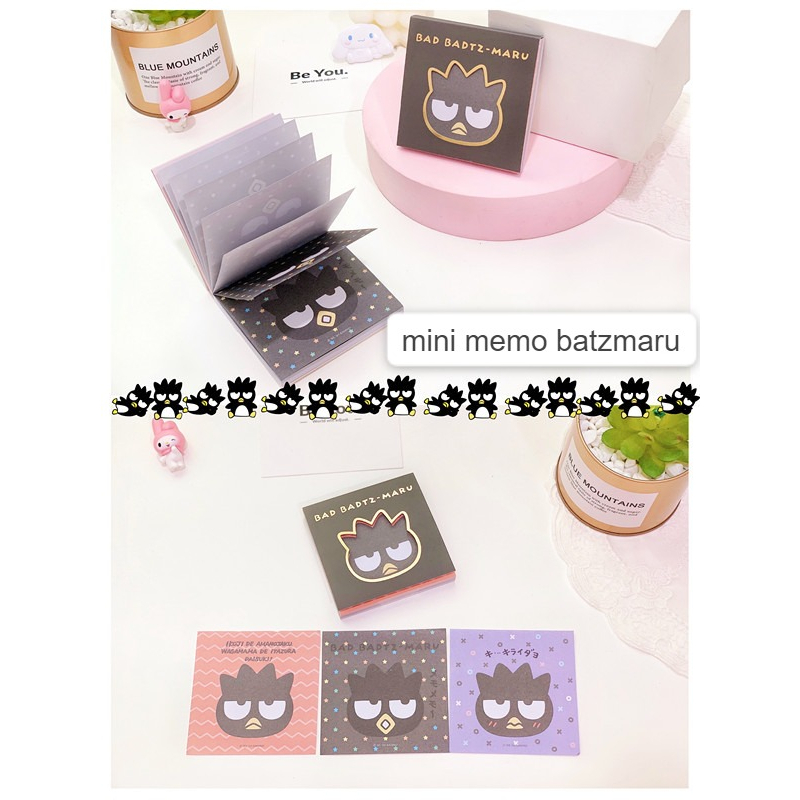 MINI NOTES MEMO SANRIO BUKU MINI MEMO STICKY NOTES SANRIO MEMO KECIL SANRIO MEMO KECIL LUCU STIKY NOTES LUCU KERTAS PENGINGAT LUCU @banyak