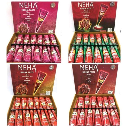 NEHA Henna Cone BPOM - Temporary Hand Painting - Neha hena Paste :