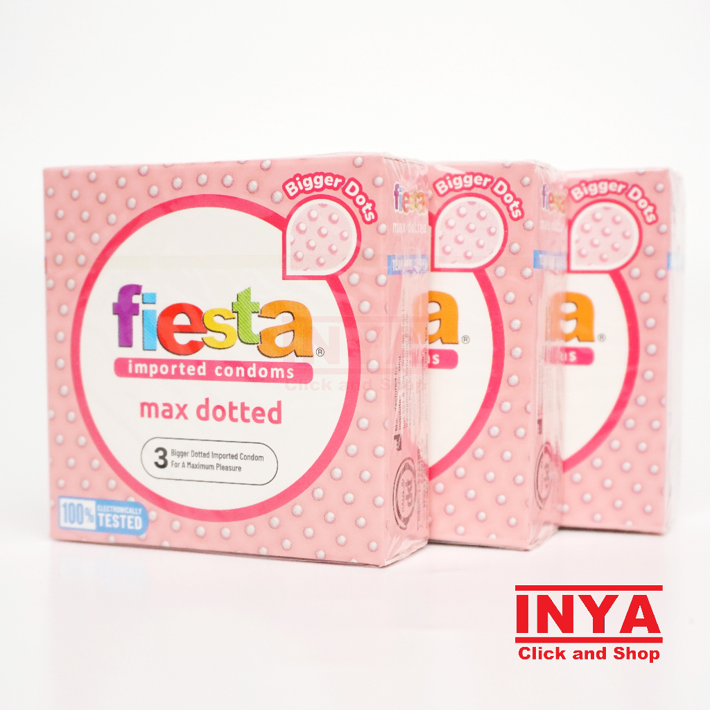 Kondom FIESTA DOTTED CONDOM isi 3pcs