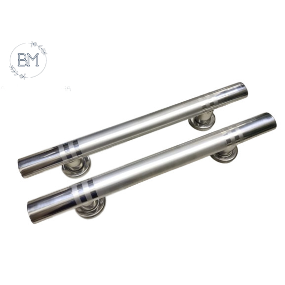 Pull Handle Oval Stainless 33cm Gagang Pegangan Tarikan Pintu 2 Daun BMS
