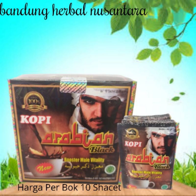 

KOPI ARABIAN BLACK ORIGINAL ( 1 BOX 10 SHACET )