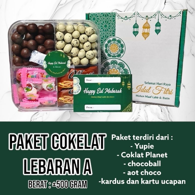 Parcel coklat lebaran A paket hampers coklat lagie hampers cokelat idul fitri coklat planet cocobal lagie pink