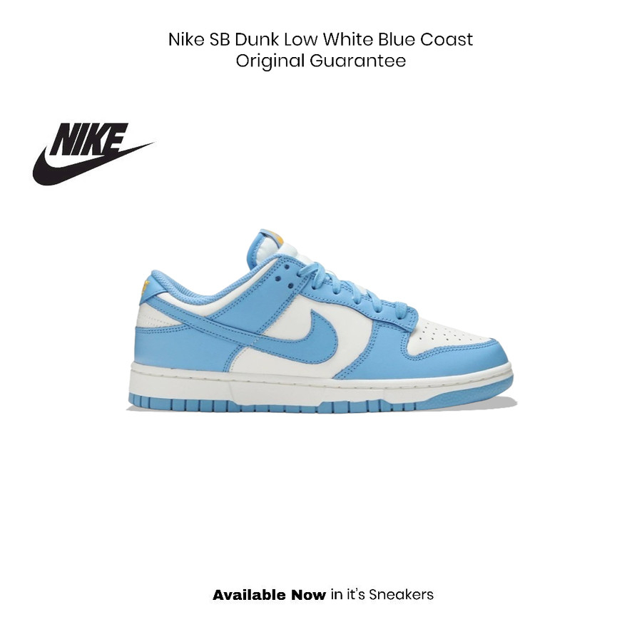 Sneakers Nike SB Dunk Low 'White Blue Coast' Original BNIB - 40