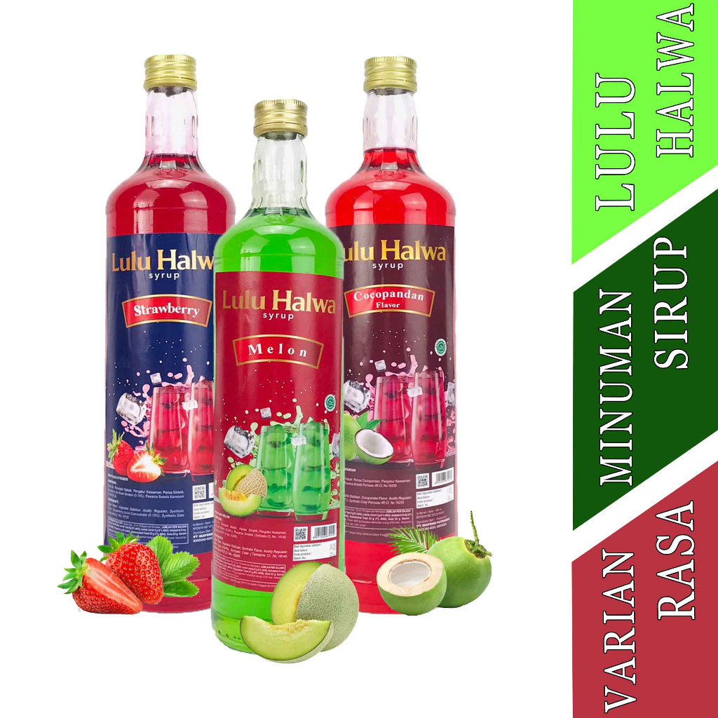 

Sirup Lulu Halwa- Lulu Halwa- Minuman Sirup Rasa- 650ml