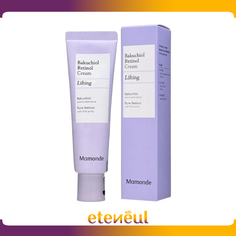 Mamonde Bakuchiol Retinol Cream 60 ml + BOX - Pore Wrinkle Moisture Collagen Lifting Anti Aging
