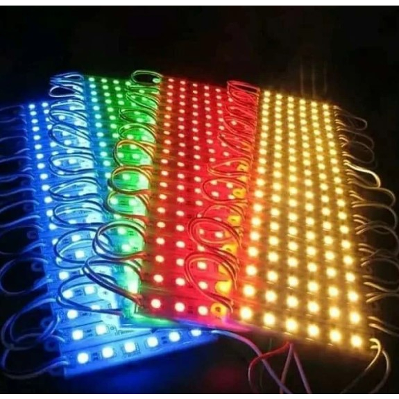 Lampu LED Modul Module 6 Watt 12 Volt LED 6 Mata Besar Panjang Long Waterproof 6W 12V Banyak Warna