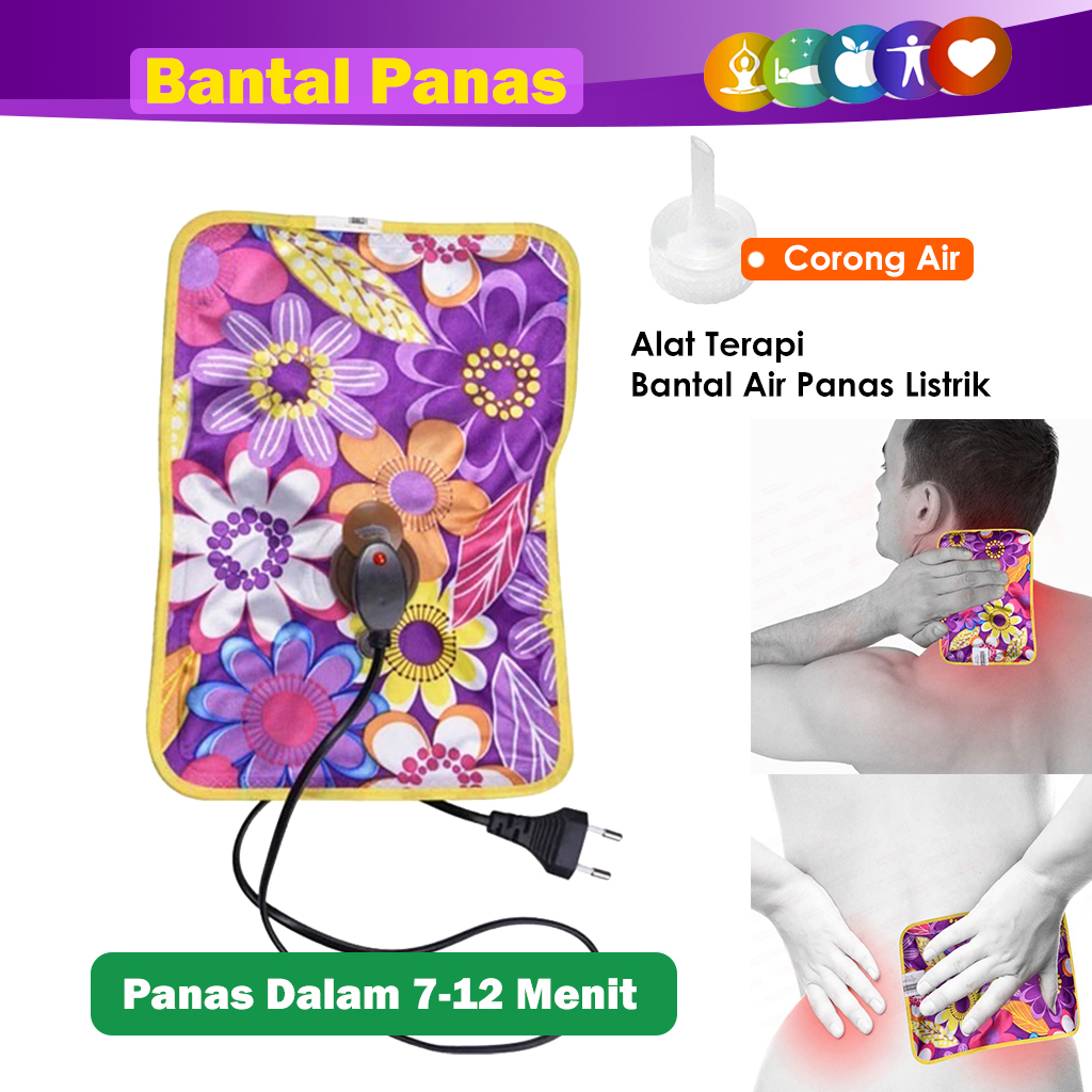 Bantal Kompres Air Panas Elektrik Terapi Pillow Sakit Pinggang Leher Pegal Linu Bantal Pijat / Kompr