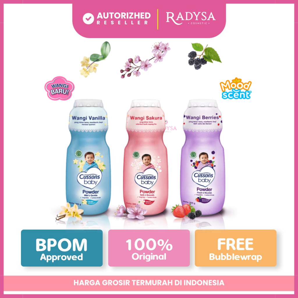 𝐑𝐀𝐃𝐘𝐒𝐀 - Cussons Baby Powder - Bedak Bayi - Bedak Tabur Bayi