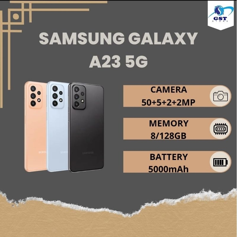 HP SAMSUNG A23 5G RAM 8/128 GARANSI RESMI 1 TAHUN