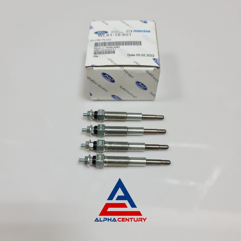 BUSI PEMANAS GLOWPLUG ISI 4 FORD RANGER BT50 11V GARANSI