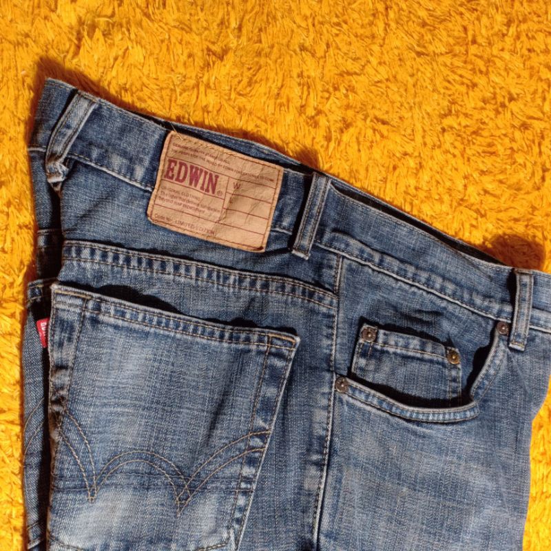 Celana jeans Edwin 505 Straight vintage mulus