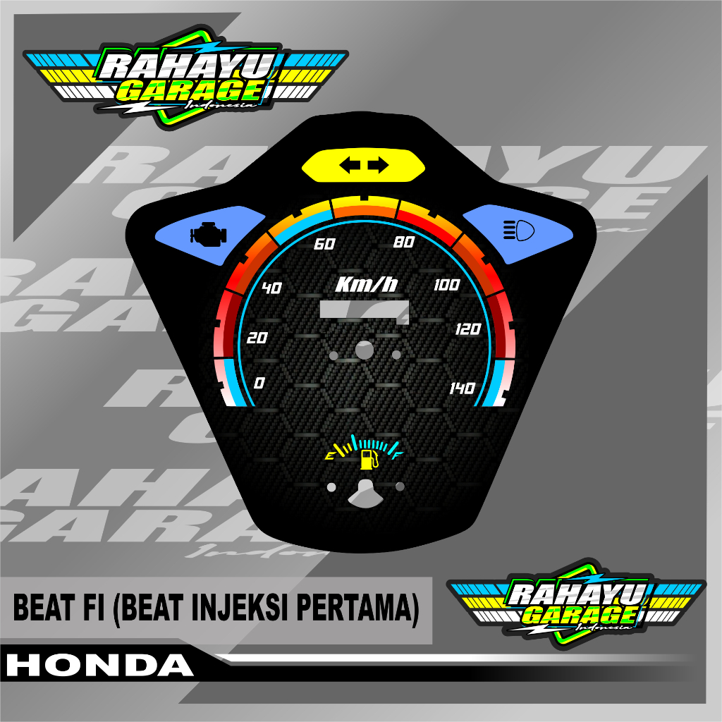 papan speedometer custom beat fi beat pop panel spidometer beat fi
