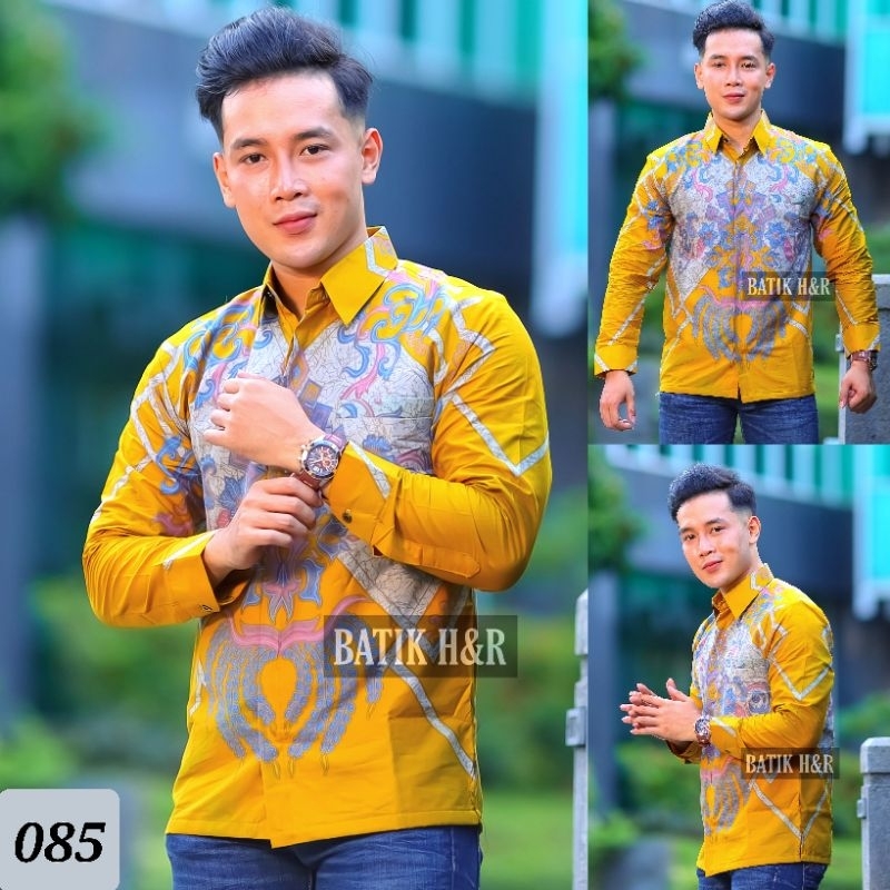 Baju Batik Lengan panjang Baju Batik lengan pendek Batik Solo Baju Batik Batik Premium Batik Original Batik Modern Batik H&amp;R Katun