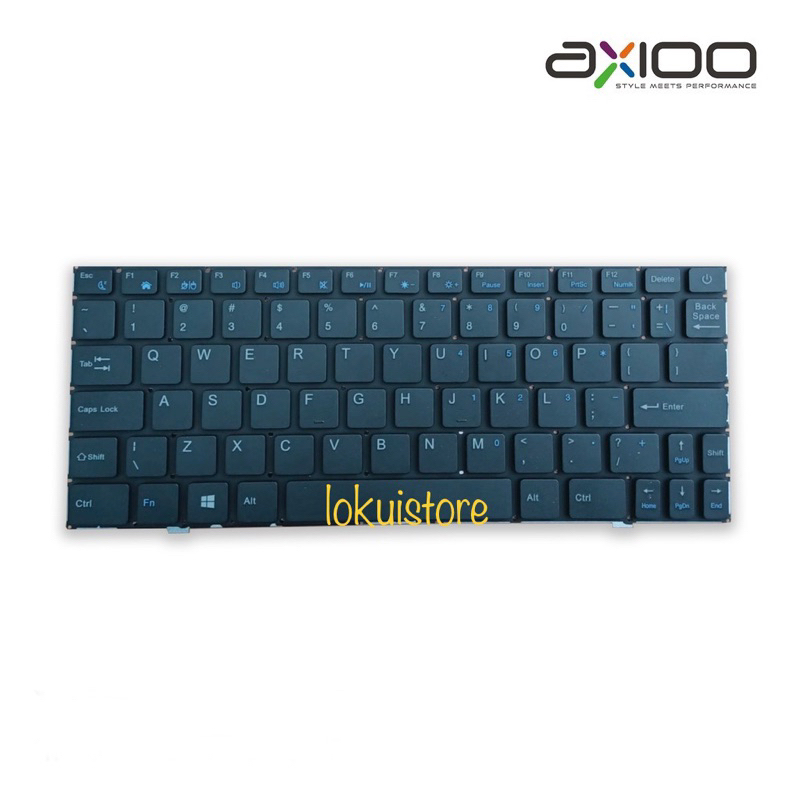 KEYBOARD LAPTOP AXIOO MYBOOK 11 11+ M1189C N1103A NBAX1830 BLACK HITAM