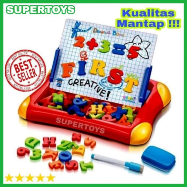 

Board 2in1 Huruf Berkualitas Tempel Jual Case Papan Magnetic Tulis Learning Drawing