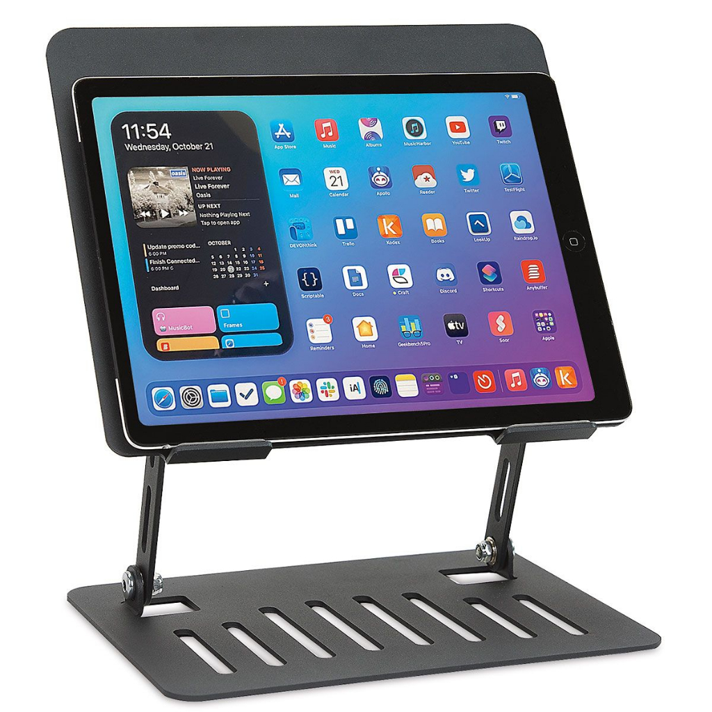 Stand Laptop Bracket Tablet Holder Aluminium Kipas Pendingin - YL-902 - Dark Gray