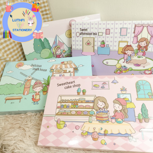 

Sweet Hart Cake Shop Jurnal 7 In 1 Paket Alat Tulis Lengkap Bergambar / Tersedia 4 Varian Jurnal Cake Shop