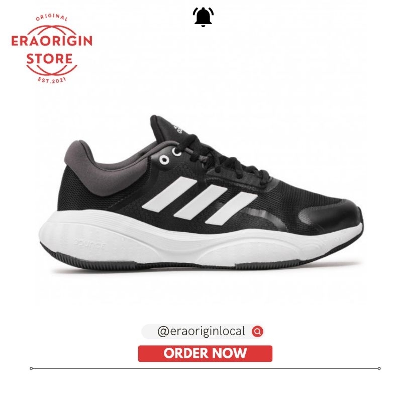 Sepatu Running Adidas Response Core Black Original