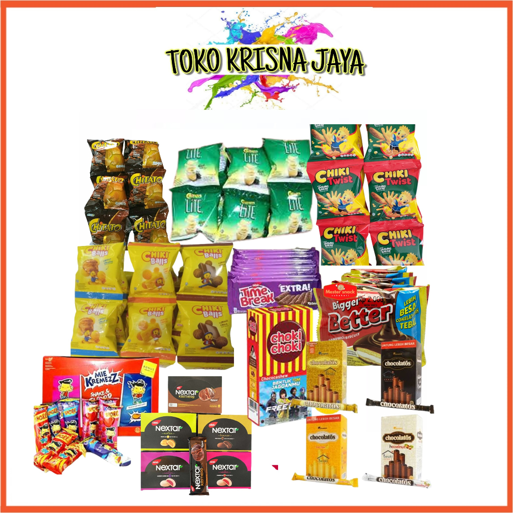 

PAKET USAHA SNACK CAMILAN 110K DAPAT 6 ITEM