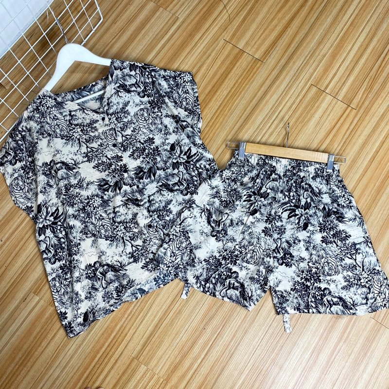 Oneset Piyama Hot Pants Rayon Premium