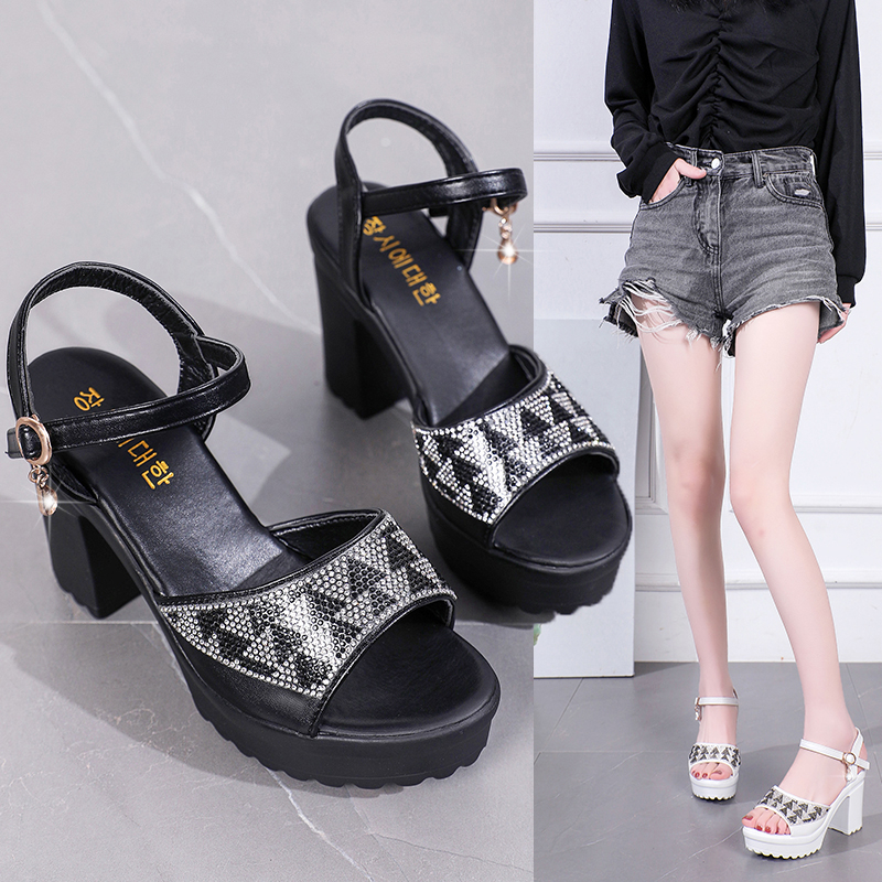 aid 0407, sepatu heels wanita import fashion sandal heels wanita import terkiniian cantik