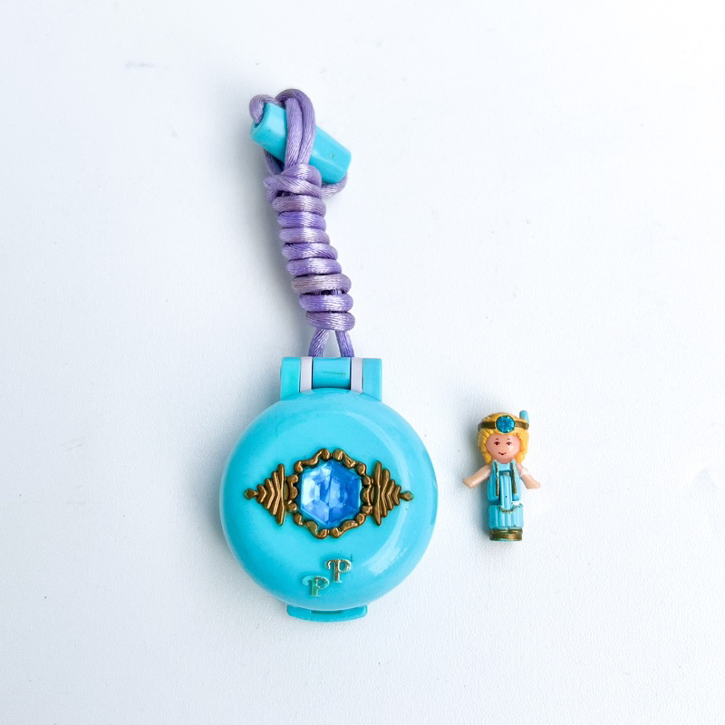 Polly Pocket Vintage RARE Dress Up Jewel Locket 1992 Bluebird
