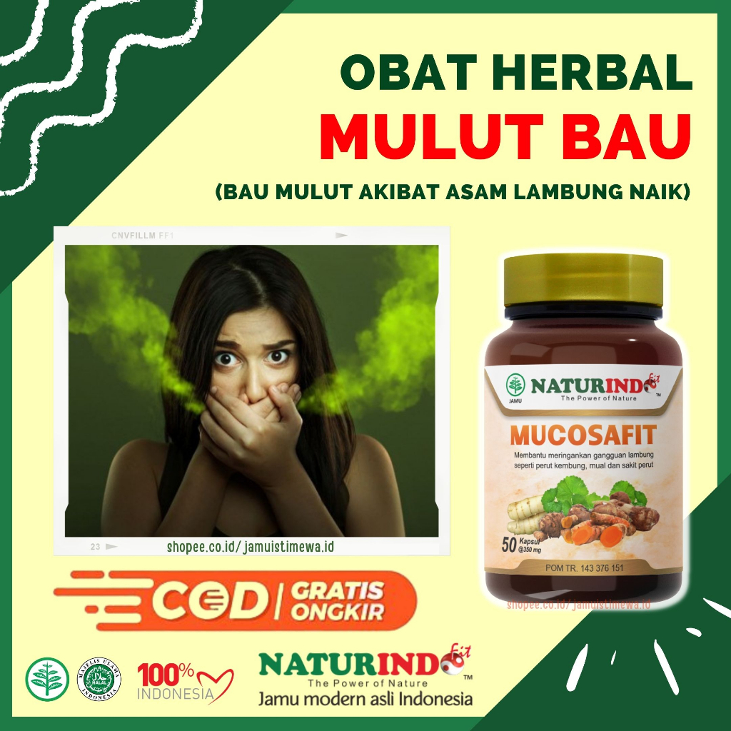Obat Bau Mulut Obat Penghilang Bau Mulut Obat Bau Mulut Permanen Herbal Ampuh Mucosafit Bron C Fit N