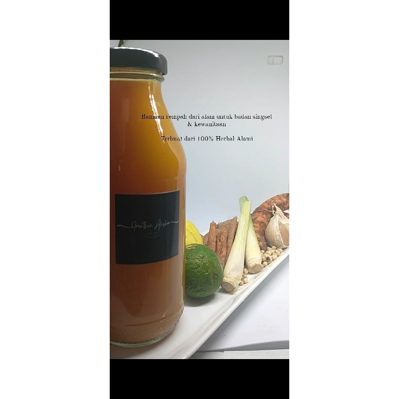 

minuman jamu praktis tinggal minum