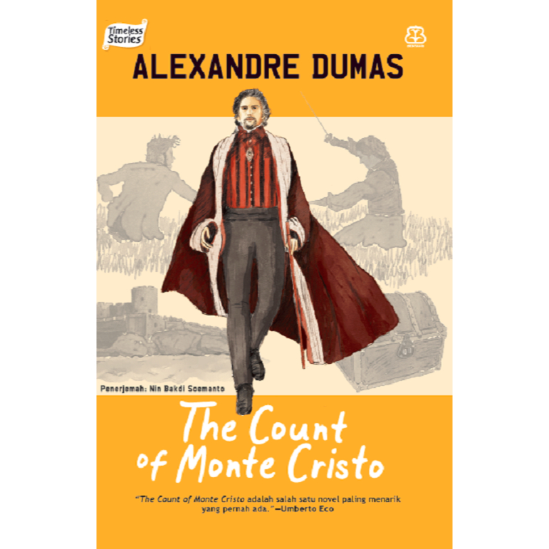 Buku Novel :  The Count Of Monte Cristo - Alexandre Dumas