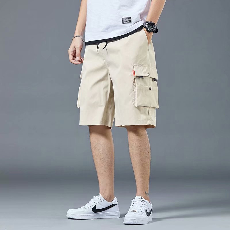 CARGO SHORTS MEN'S SUMMER NEW CASUAL SPORTS PANTS THIN PANTS IN THE TREND OF LOOSE FIVE PANTS KOREAN VERSION Short Pant CELANA PENDEK
