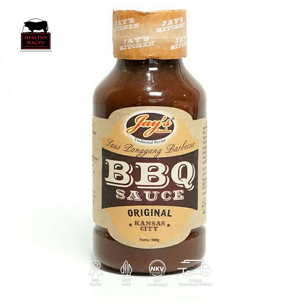 

JAY'S BBQ Sauce Original (Saus Barbeque) 500GR Healthy Wagyu