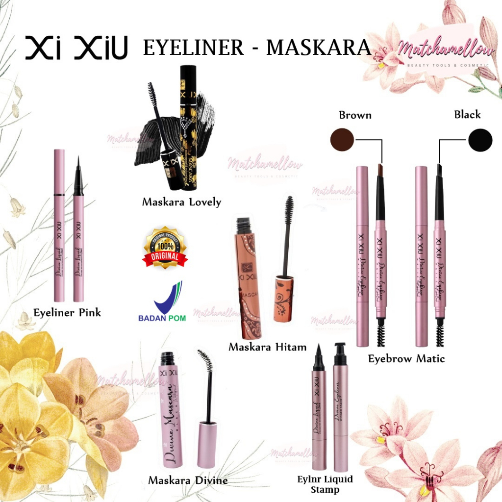 ❄️MATCHA❄️ XI XIU LOVELY MASCARA DIVINE - WATERPROOF MASCARA VOLUMIZING BPOM