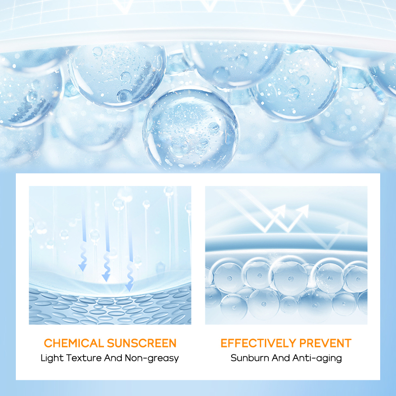 BPOM LAIKOU Milk Sunscreen SPF50 PA+++ Sunblock Suncream Waterproof UV Protection 50g