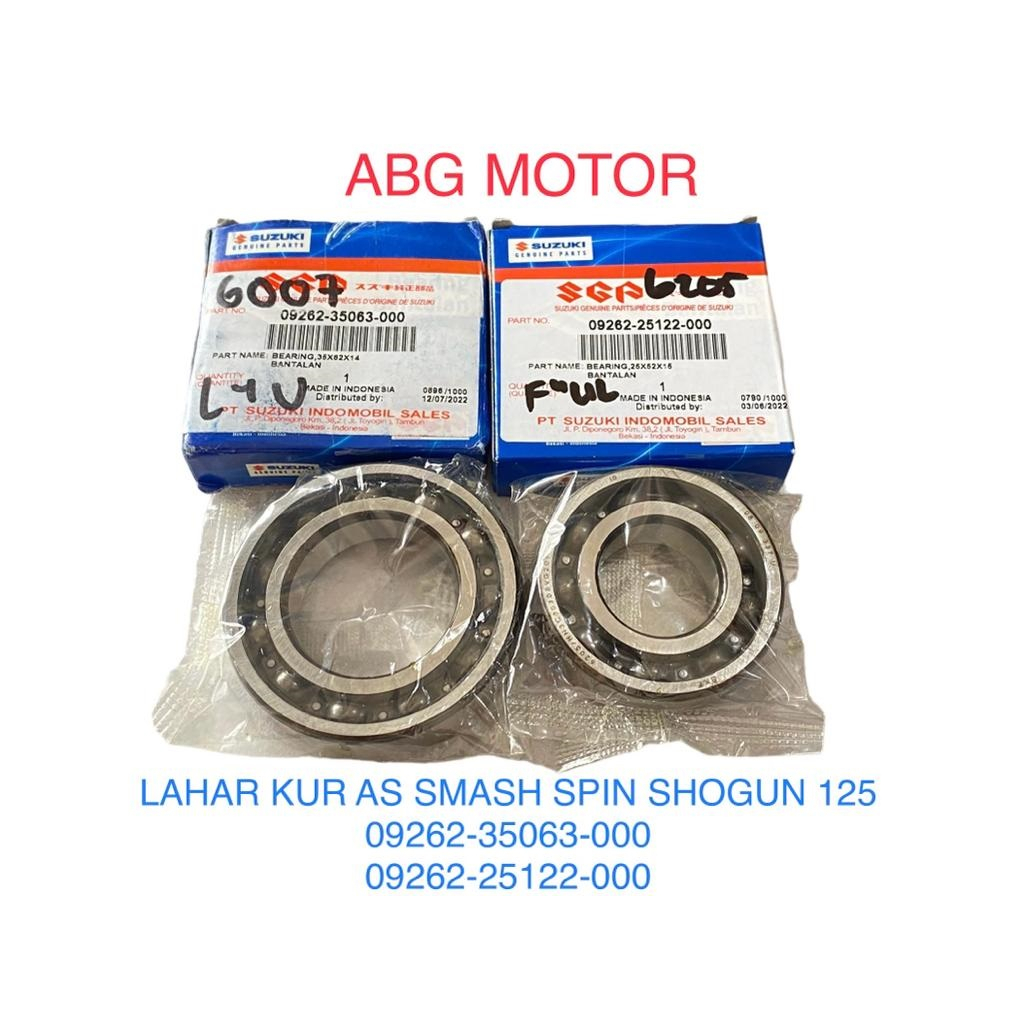 BEARING LAHAR LAHER KRUK AS 6205 6007 SUZUKI SMASH SPIN SHOGUN 125 ORIGINAL SGP