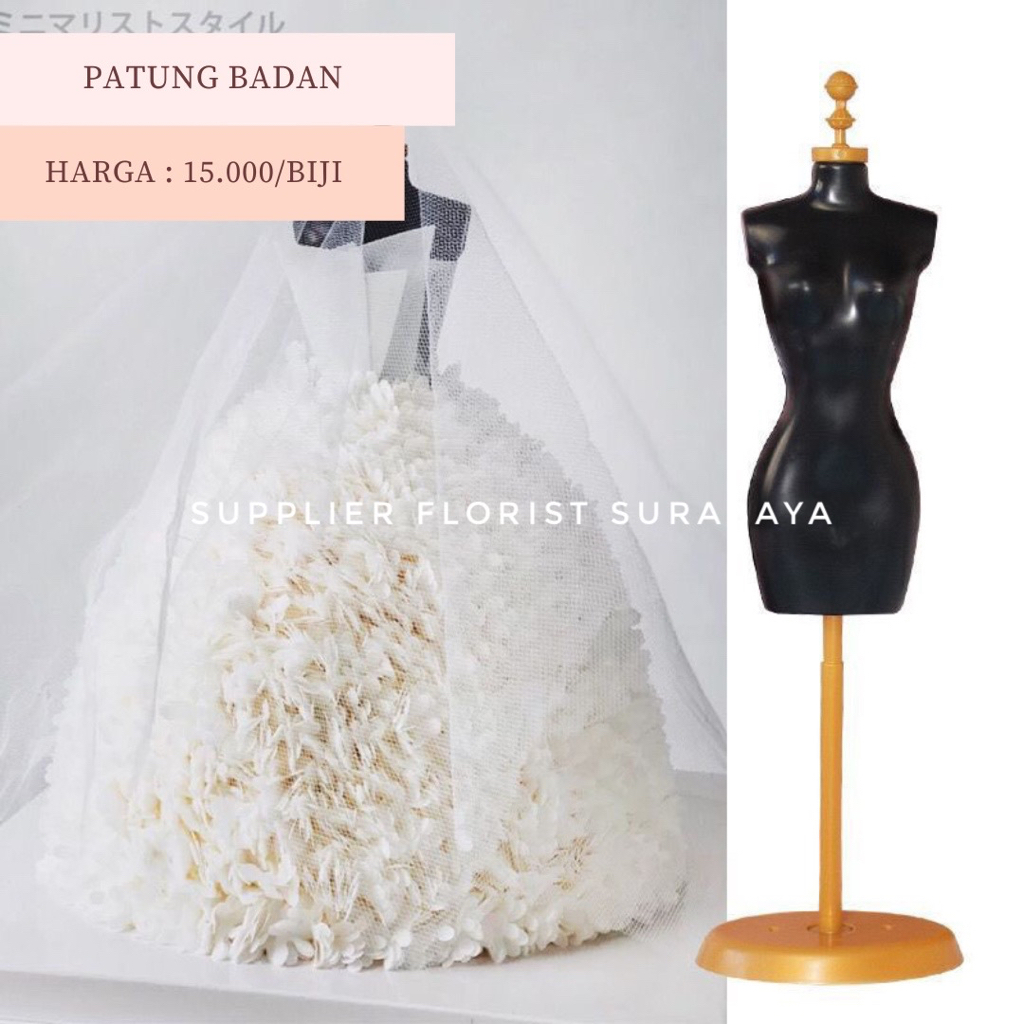 MANEKIN PATUNG BADAN PEREMPUAN CEWEK WANITA MODEL DISPLAY BAJU BONEKA DEKORASI KUE TART BIRTHDAY CAKE PEMBENTUK GAUN UNTUK KUE TART BRIDAL BRIDE WEDDING CAKE WEDDING GOWN GAUN PERNIKAHAN NIKAH KAWIN BRIDAL SHOWER