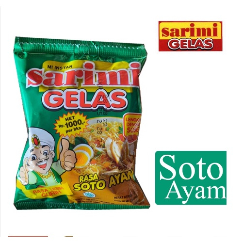 SARIMI GELAS 1 RENCENG ISI 10 PCS MIE INSTAN MI GELAS [SWEETSPACE]