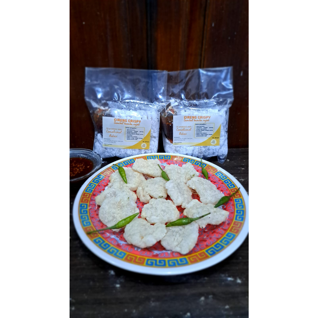 

CIRENG CRISPY SAMBAL BUMBU RUJAK cemalcimel Isi 20pcs