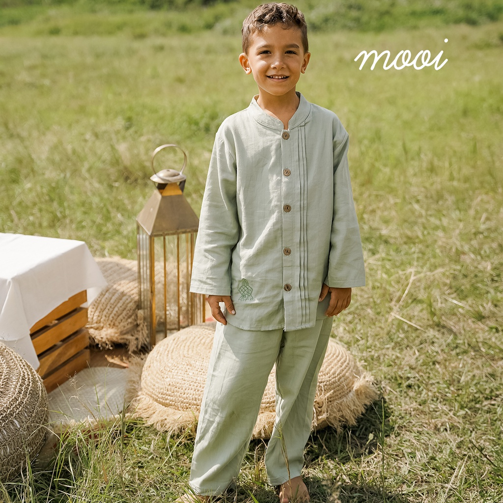 Baju Koko Anak Laki Laki Setelan Anak Athar Set Muslim Fashion Cowok 1 -10 Tahun