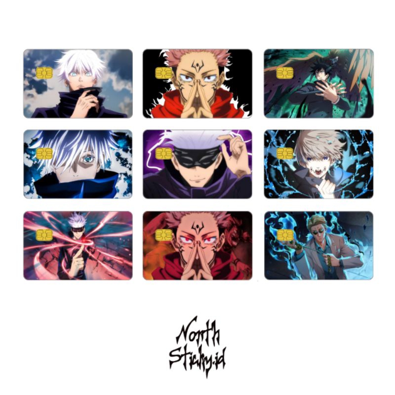 

SKIN CARD/STICKER ATM || JUJUTSU KAISEN HOLOGRAM || NORTHSTICKY.ID