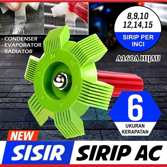 Fin Straightener Sisir Sirip Condensor Kondensor Evaporator AC Kulkas