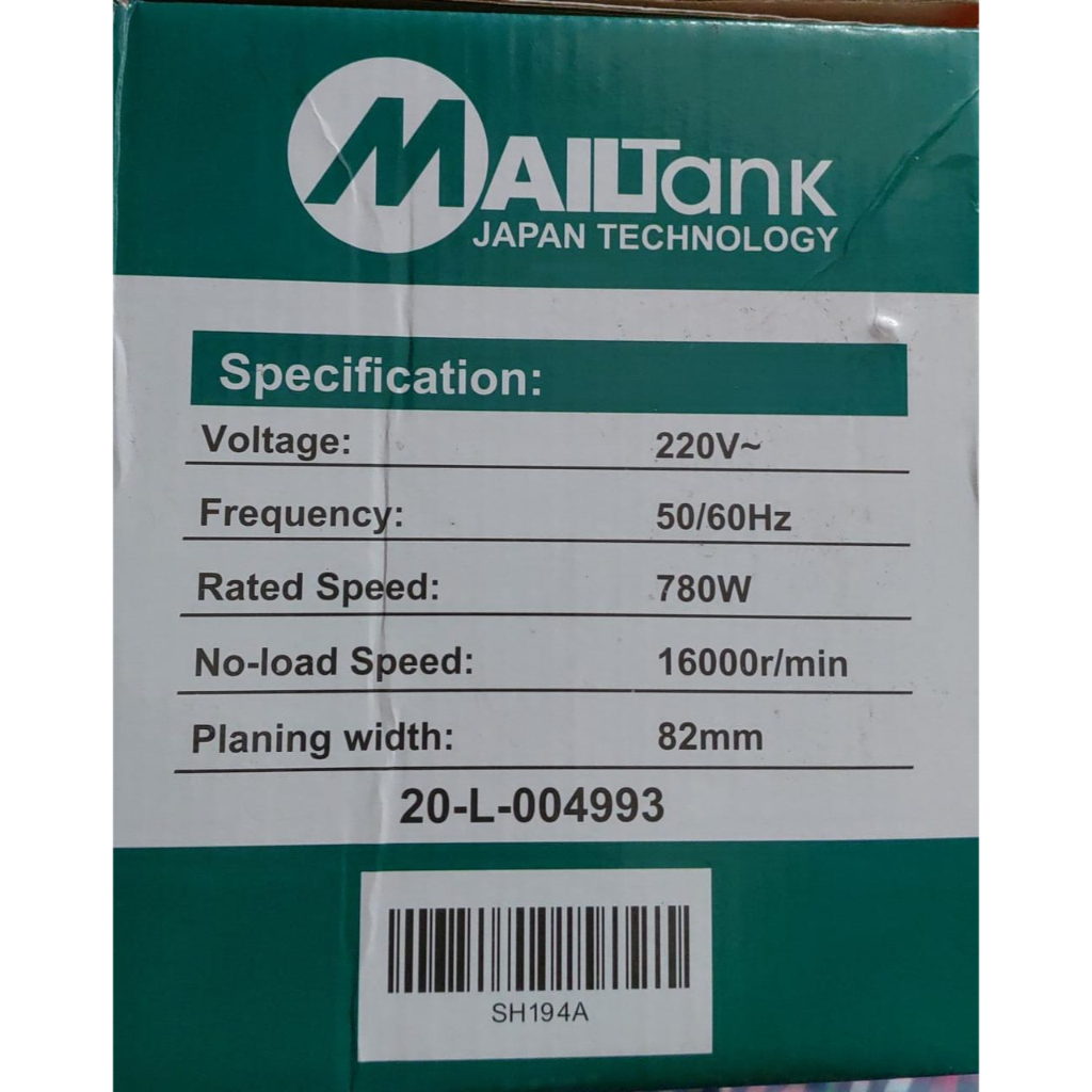 PLANER SH194A MAILTANK