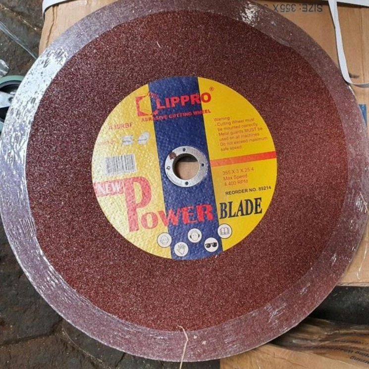 LIPPRO Cutting Wheel 355x3x25.4 mm Batu Potong Besi 14 Inch