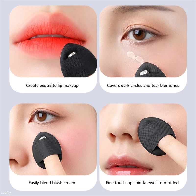 MAANGE Mini Finger Puff Foundation Powder Detail Sponge Makeup Premium Face Concealer Cream Blend Aksesoris Kosmetik Alat Make Up1331