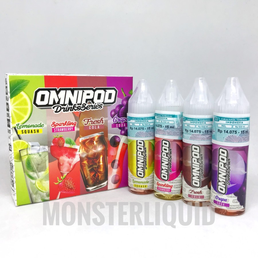 PODS FRIENDLY OMNIPOD DRINK PACK BY OMNILAB 12MG 4 X 15ML