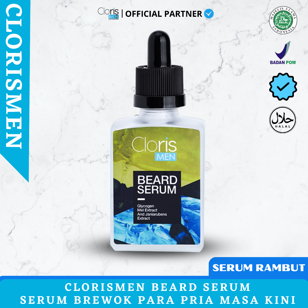 [ Agen Resmi ] Clorismen Beard Serum - Serum Brewok Clorismen x Onadio Leonardo