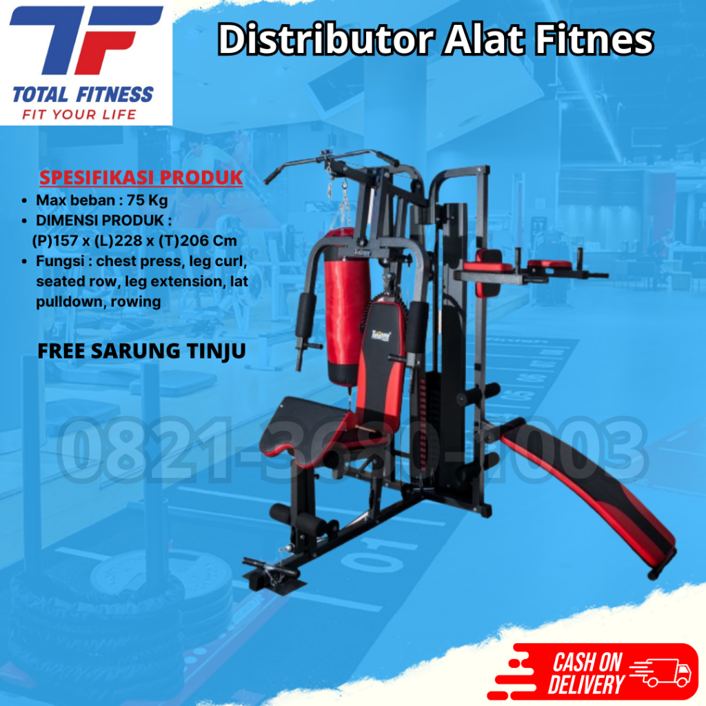 Home Gym 4 Sisi samsak Alat Olahraga