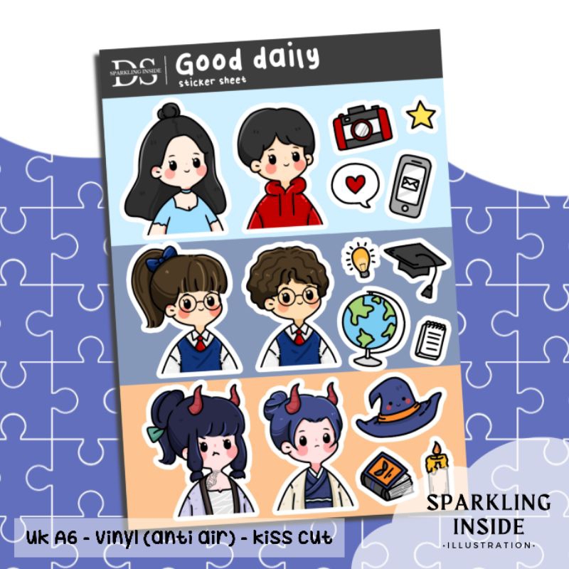 

GOOD DAILY STICKER SHEET