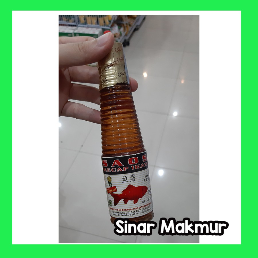

Saos Kecap Ikan Cap Matahari 135ml