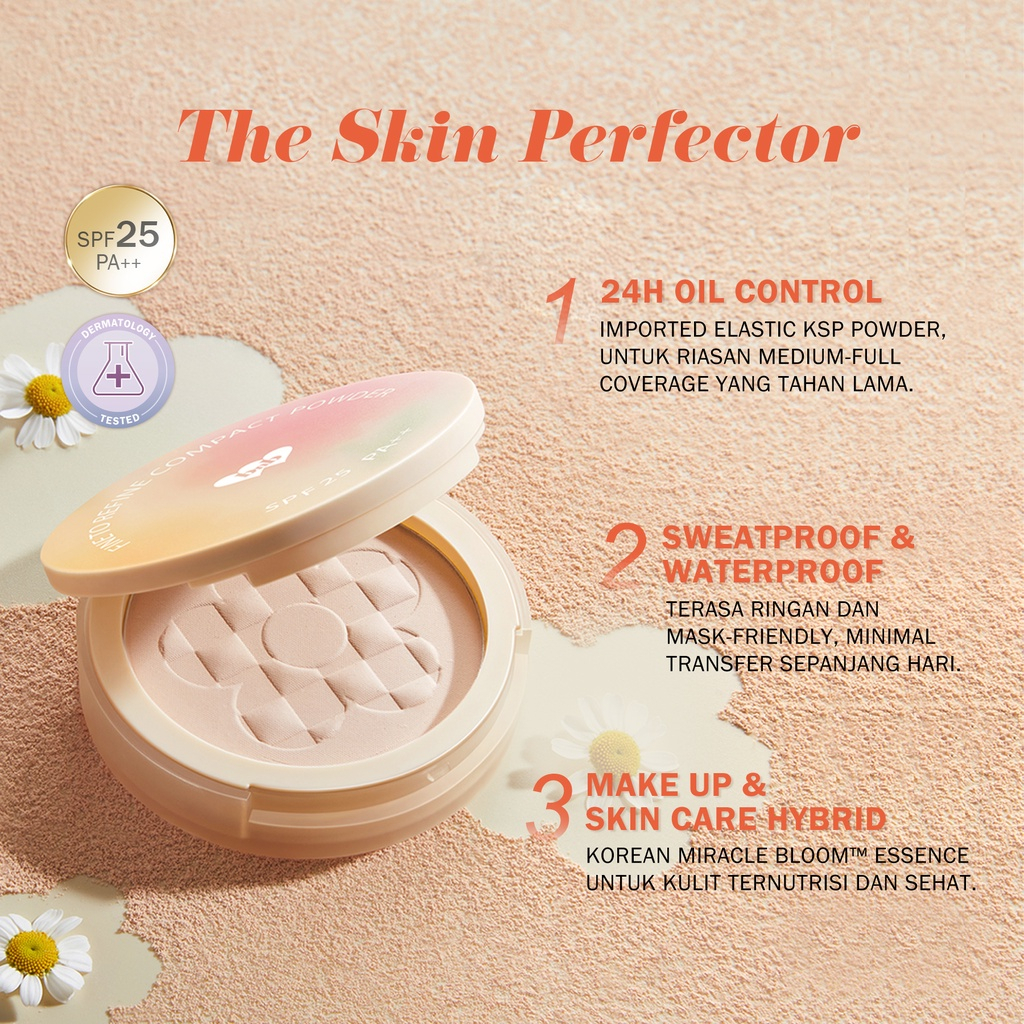 QEILA - BEDAK PADAT BY BNB | BARENBLISS FINE TO REFINE COMPACT POWDER | ORI